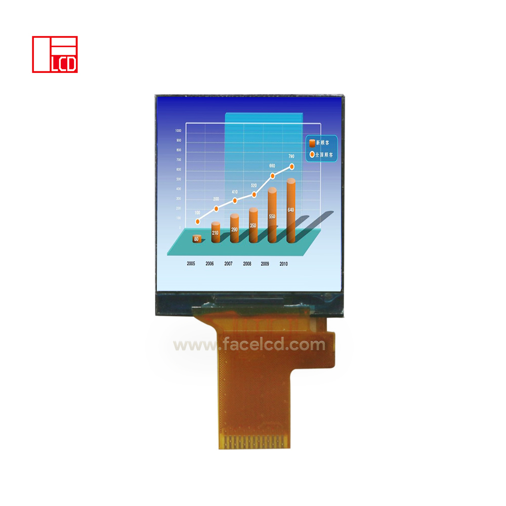 1.44inch 128×128 TN TFT LCD Display with SPI