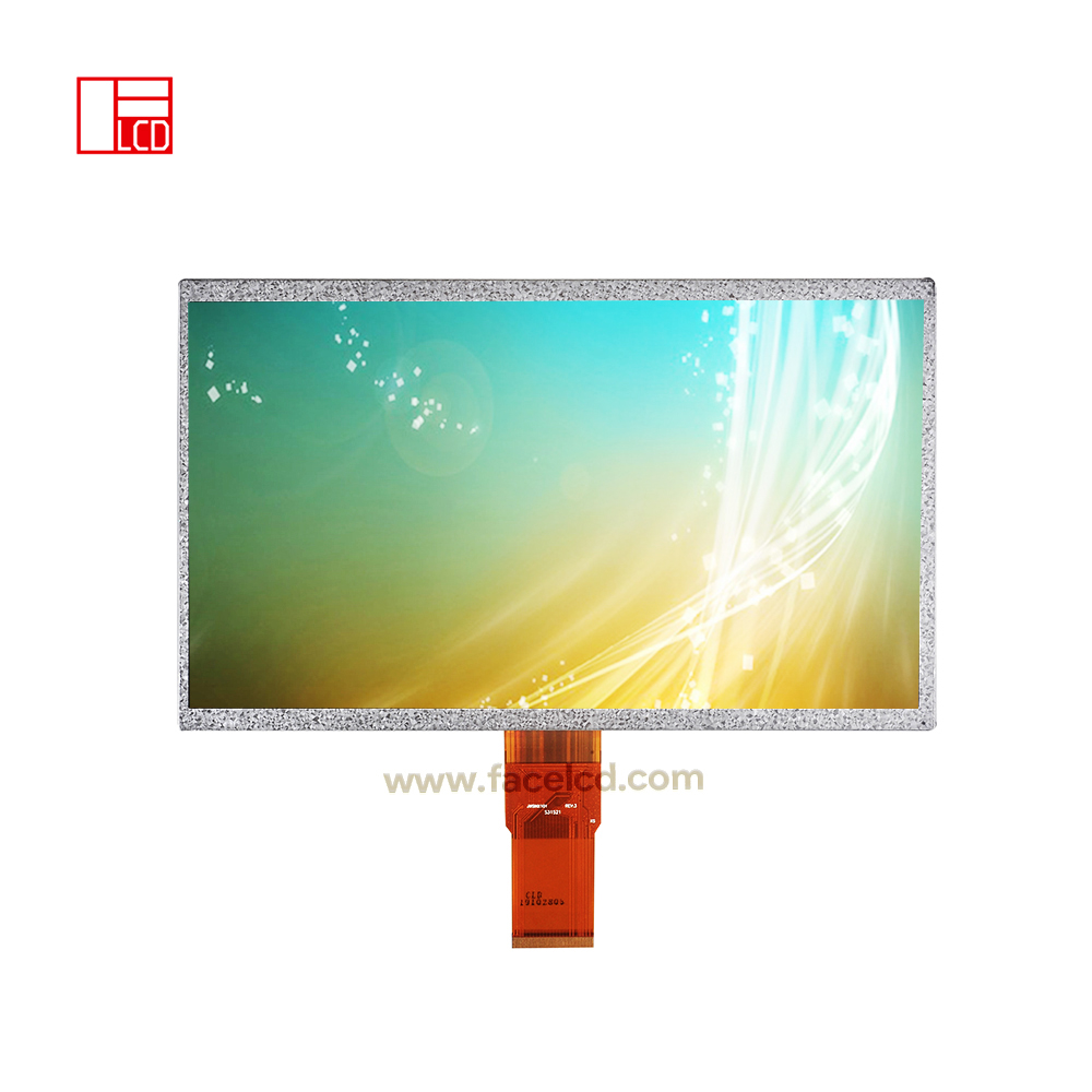 10.1inch 1024X600 IPS TFT LCD Display with RGB or LVDS