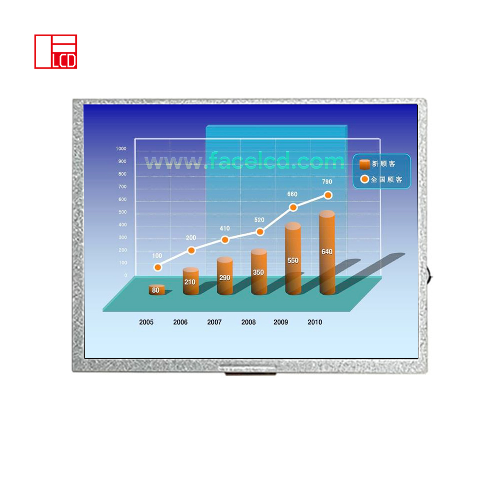 10.4inch 800X600 TN TFT LCD Display with LVDS