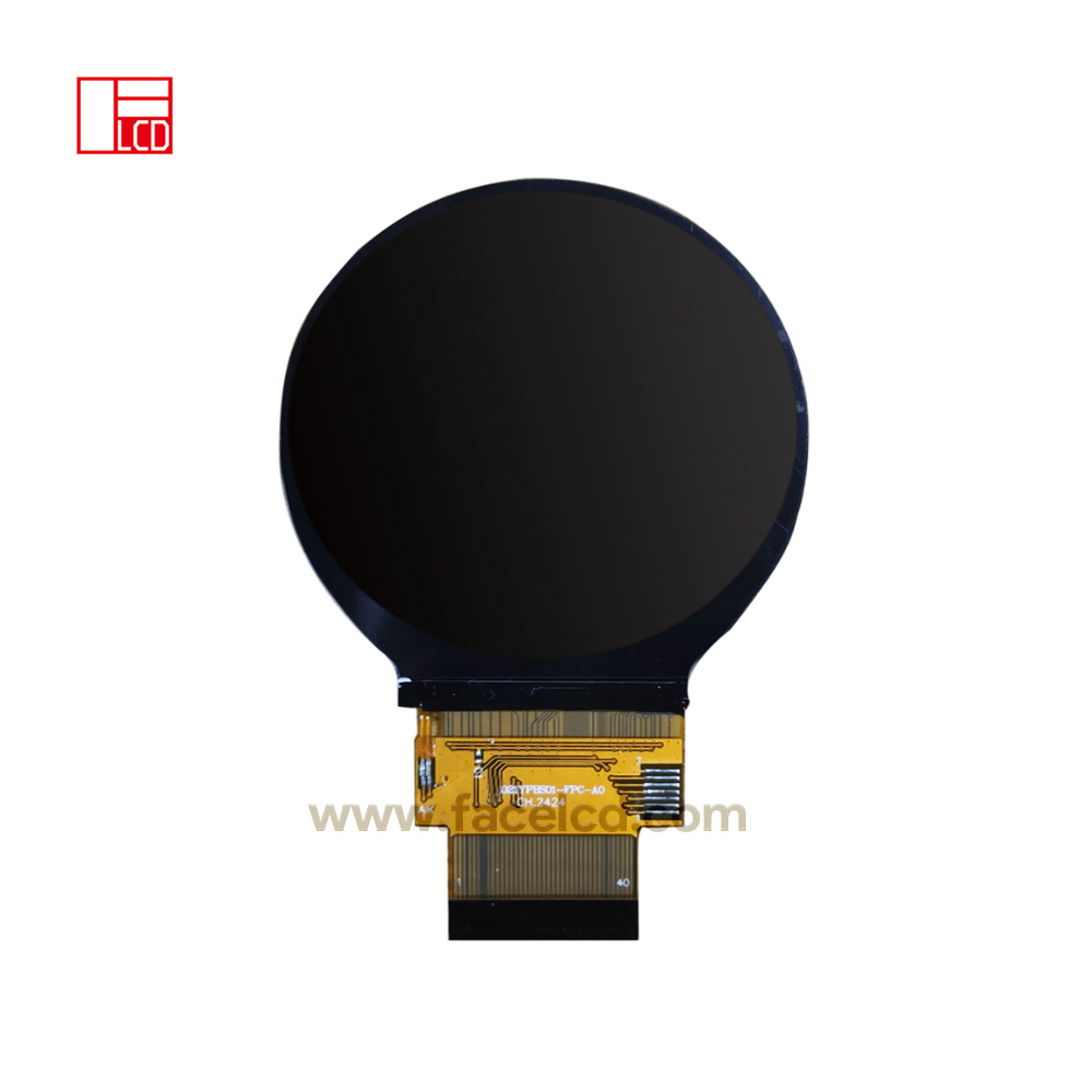 2.1inch 480×480 IPS Circle TFT LCD Display with RGB or MIPI
