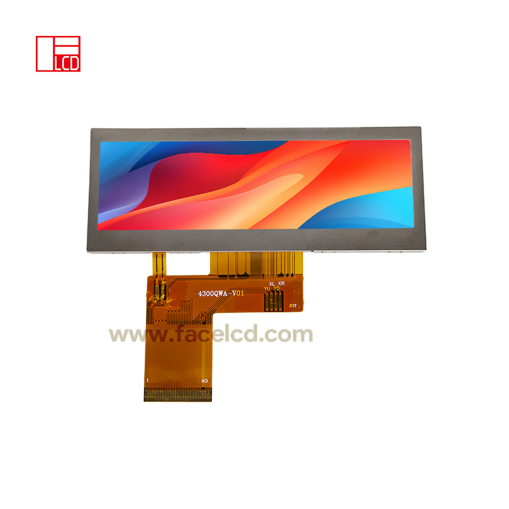 3.9inch 480X128 TN Bar LCD Display with RGB