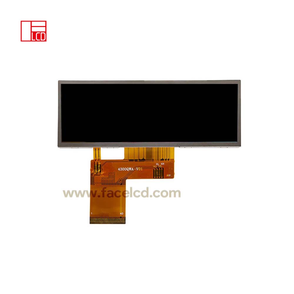 3.9inch 480X128 TN Bar LCD Display with RGB