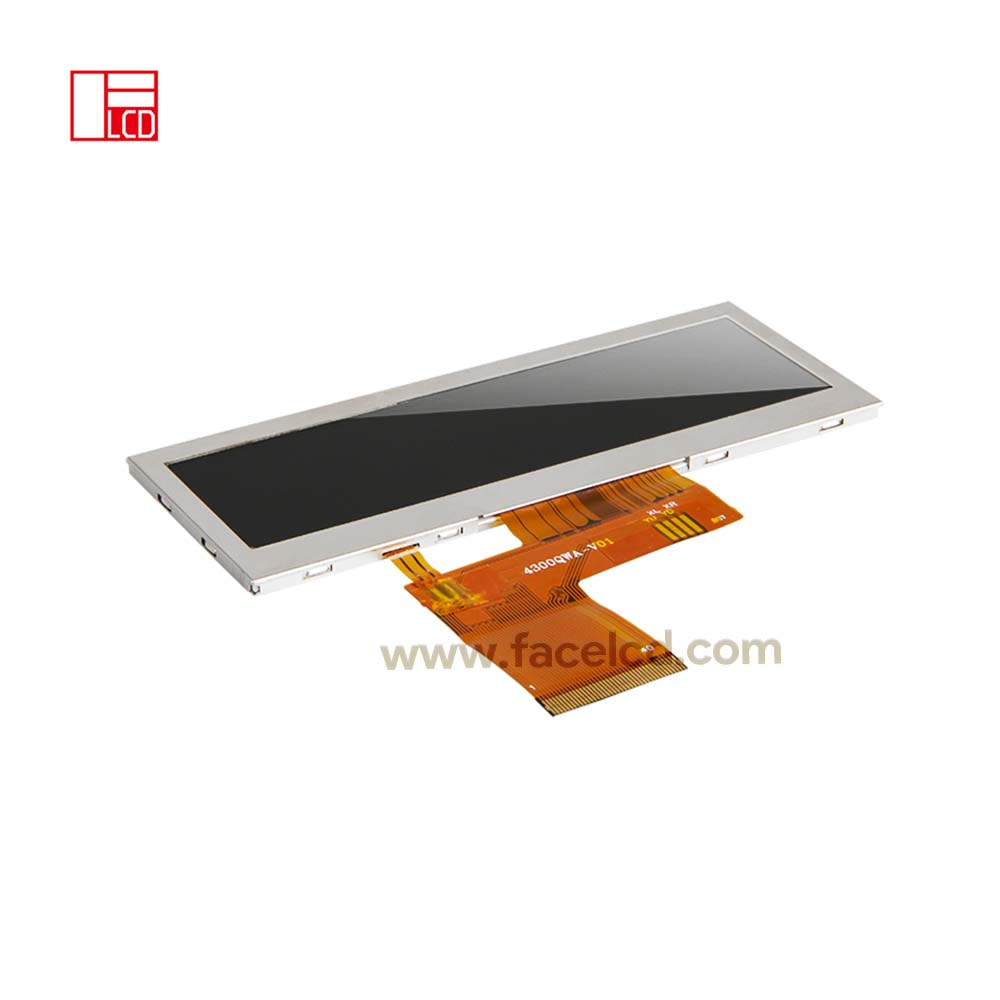 3.9inch 480X128 TN Bar LCD Display with RGB