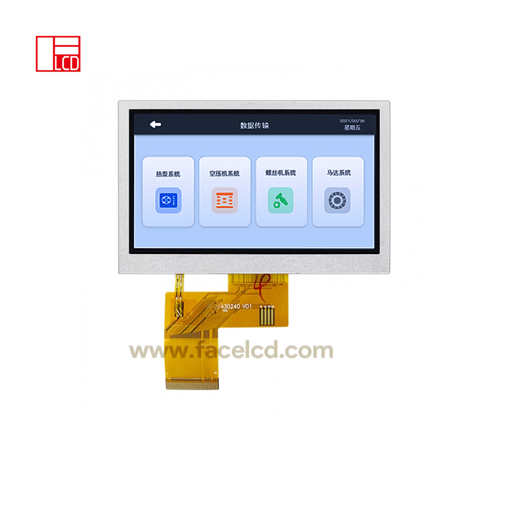 4.3inch 480X272 IPS TFT LCD Display with RGB