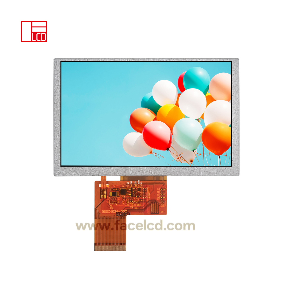 5inch 480X272 TN TFT LCD Display with RGB