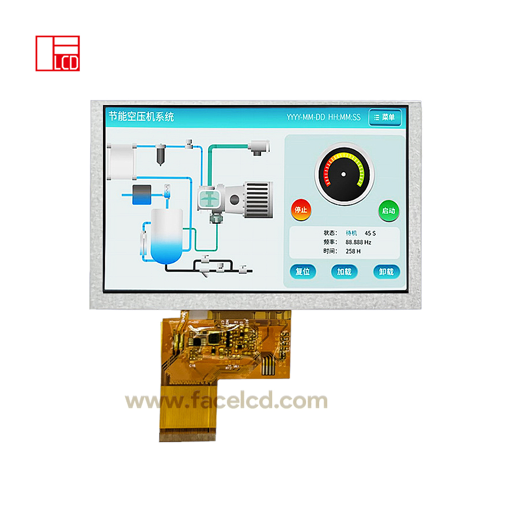 5inch 800X480 IPS TFT LCD Display with RGB (2)