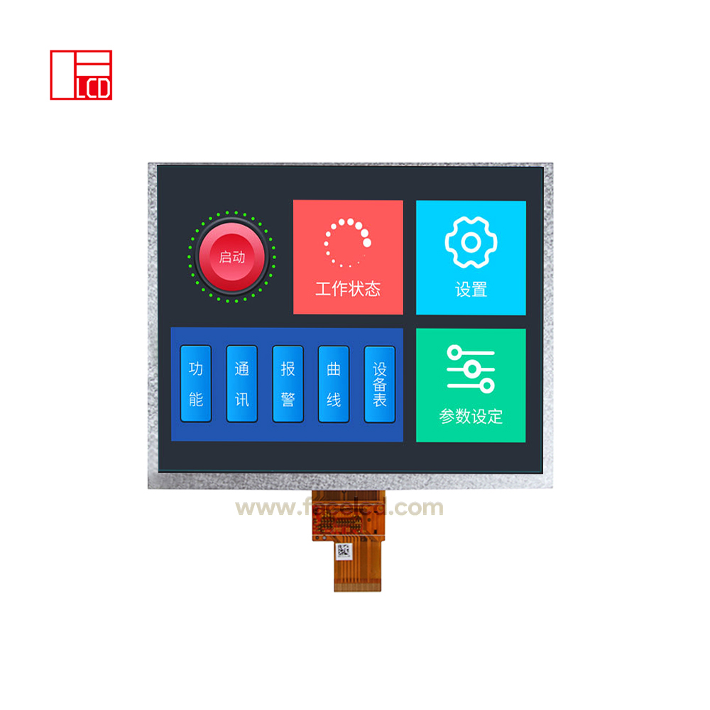 8inch 800X600 IPS TFT LCD Display with RGB