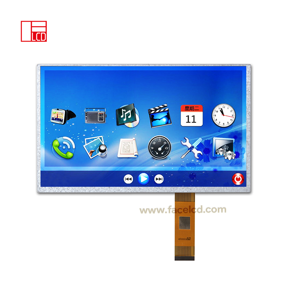 9inch 1024X600 IPS TFT LCD Display with LVDS