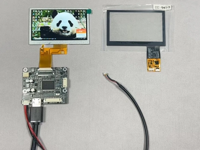 4.3-Inch GT911 Touch Panel for AT043TN25 V.2 LCD (I²C Interface)