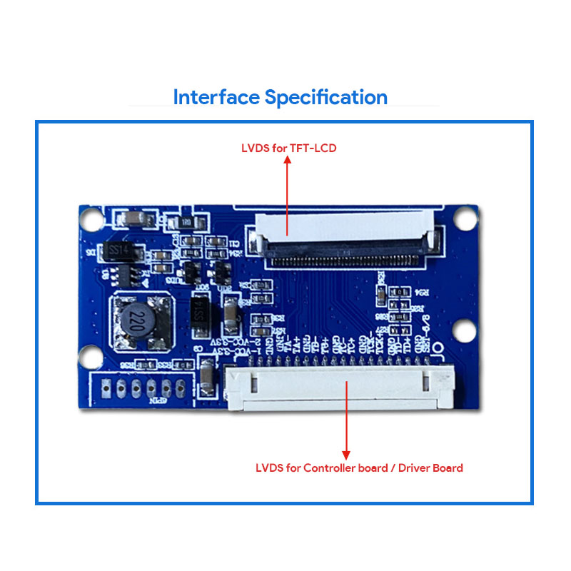 LCD Display Converter Board for LVDS 40pin interface
