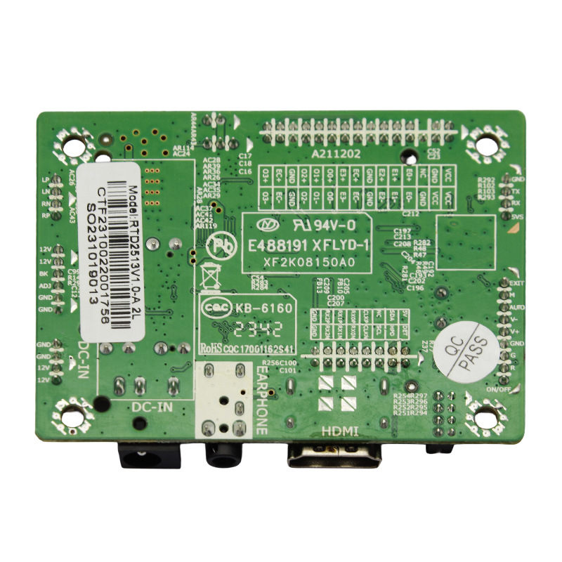 LCD driver board HDMI to LVDS 1920×1200