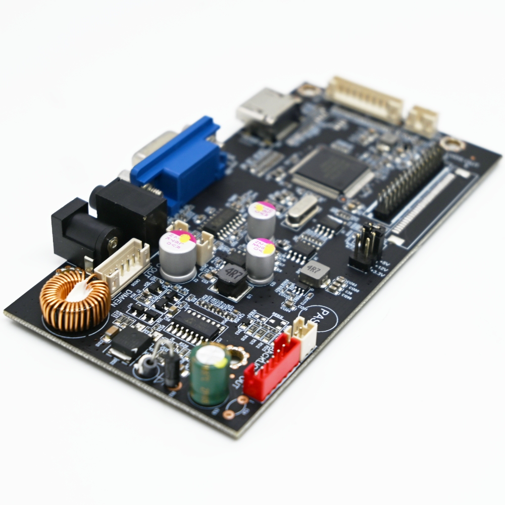 Industrial LCD driver board HDMI+VGA 1920×1200 Wide Temp/High Voltage