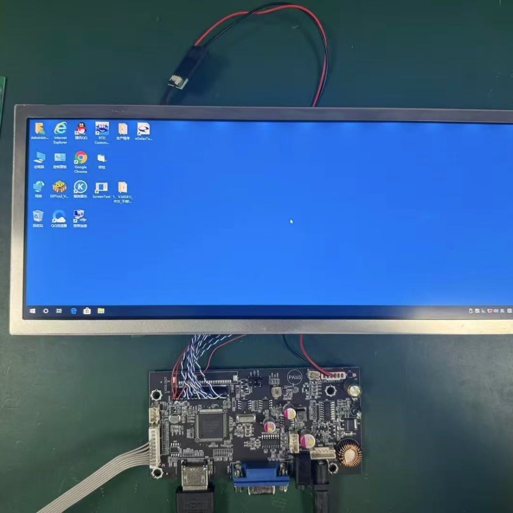 Industrial LCD driver board HDMI+VGA 1920×1200 Wide Temp/High Voltage