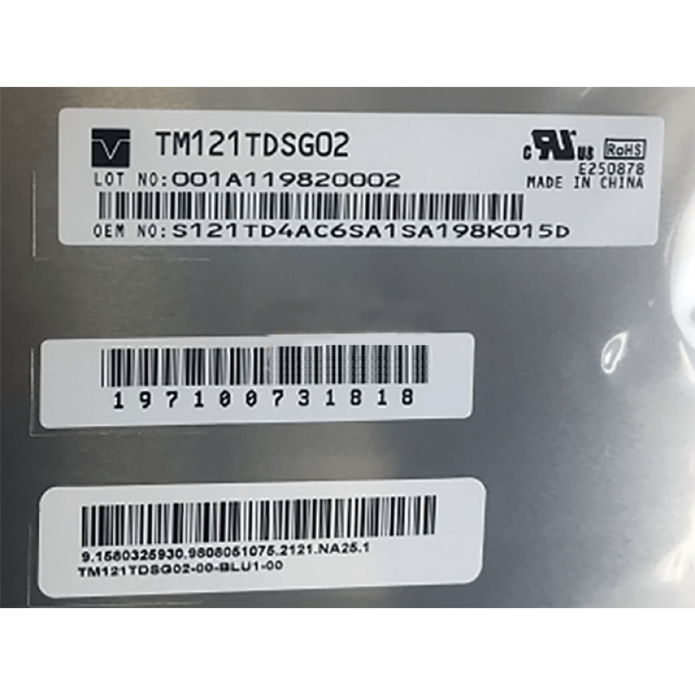 Industrial 12.1-inch LCD Display Module | Tianma TM121TDSG02 | 1024X768 TFT Screen Original