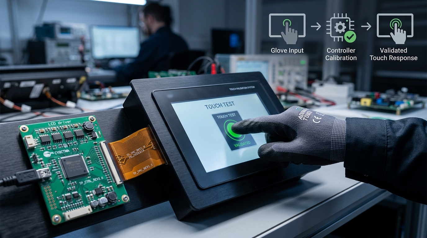 Enabling Glove Touch Support on Industrial Capacitive Screens: What FaceLCD Adjusts