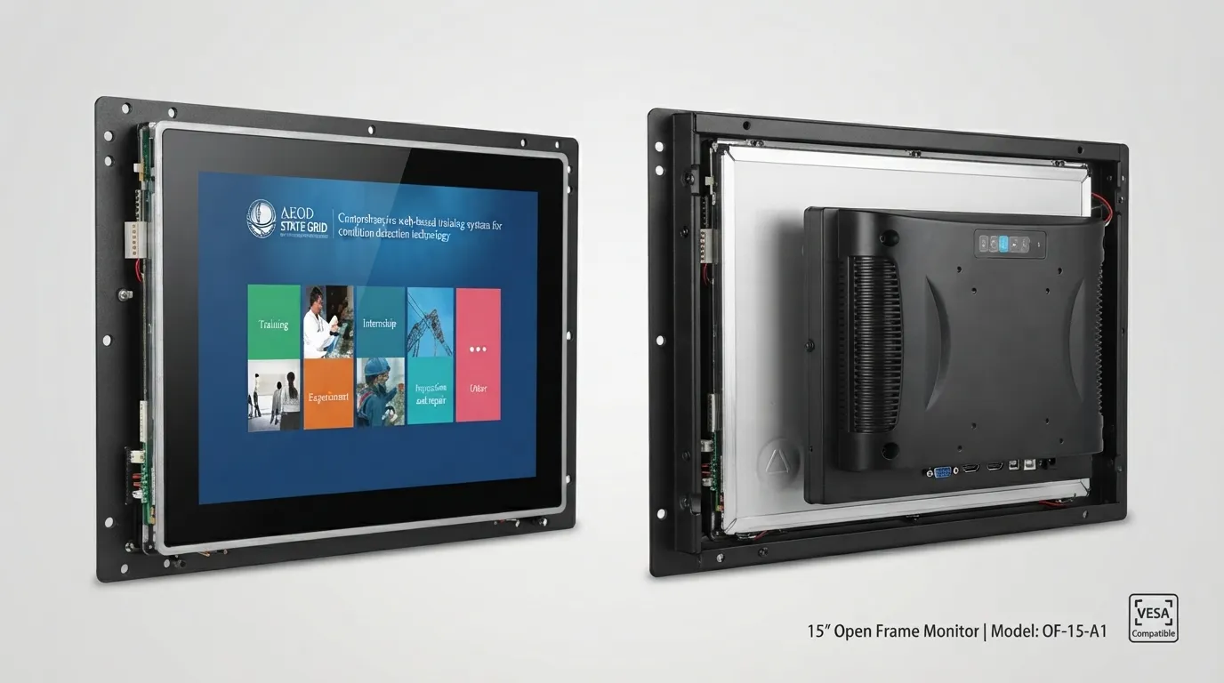 open frame screen