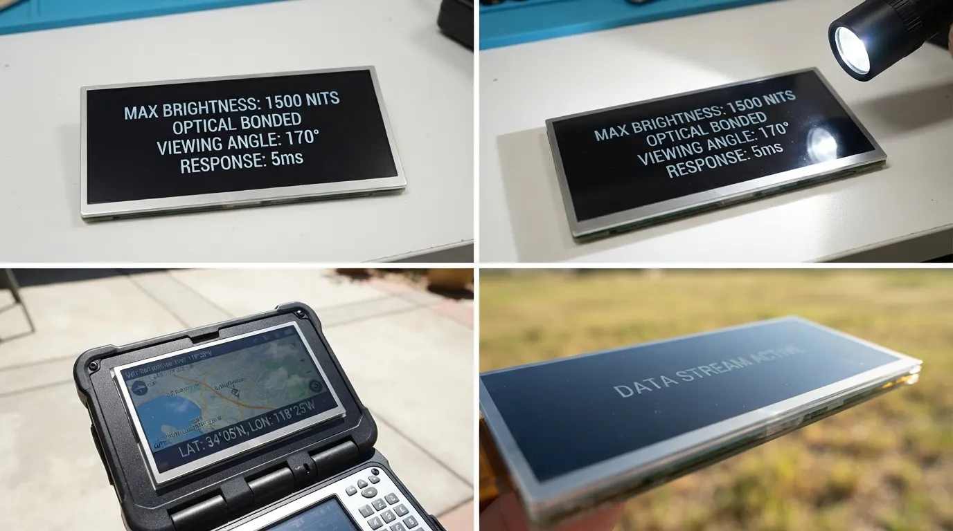 sunlight readable LCD display