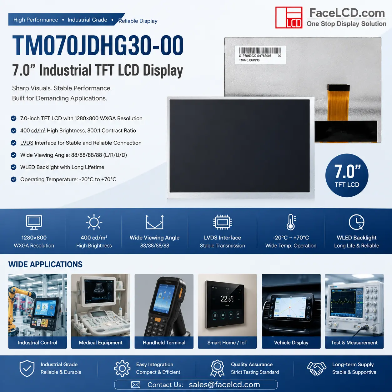 Tianma 7 inch LCD